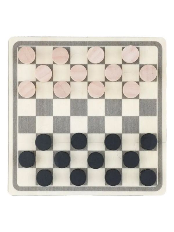 SET GIOCO SCACCHI E DAMA IN LEGNO HACK PUZZLE